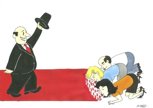 Cartoon: Red Carpet (medium) by emraharikan tagged carpet,red