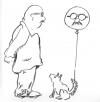 Cartoon: alleinunterhalter (small) by daPinsli tagged balloon man dog