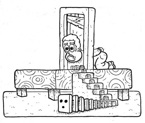 Cartoon: die (medium) by gunberk tagged death