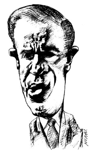 Cartoon: Carlos Menem (medium) by Medi Belortaja tagged menem,carlos