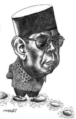 Cartoon: Vahid of Indonesia and islands (medium) by Medi Belortaja tagged islands,and,indonesia,of,vahid