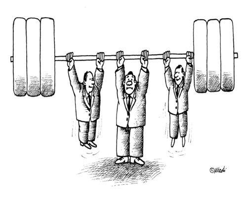 Cartoon: winner (medium) by Medi Belortaja tagged winner,poltiticians,elections