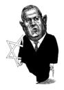 Cartoon: Ehud Barak (small) by Medi Belortaja tagged ehud,barak