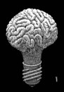 Cartoon: bulb (small) by Medi Belortaja tagged bulb,mind,ideas,brain,think,thinker,thinking
