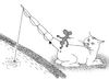 Cartoon: fishing (small) by Medi Belortaja tagged fishing mouse cat tail humor