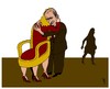 Cartoon: Putins true love (small) by Medi Belortaja tagged putin,hug,love,lovers,chair,power,ludmilla,wife,husband,divorce,president,chief,russia