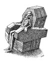 Cartoon: sad chair (small) by Medi Belortaja tagged sad,sadness,chair,armchair,coffin,power,dictator,dictators,murder,death,democracy,violence