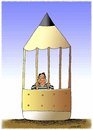 Cartoon: the imprisoned (small) by Medi Belortaja tagged imprisoned,press,freedom,speech,pencil