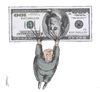 Cartoon: towards bankruptcy (small) by Medi Belortaja tagged towards,bankruptcy,money,dollar,abyss,financial,crisis