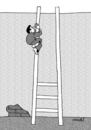 Cartoon: climbing stairs (small) by Medi Belortaja tagged climbing,stairs
