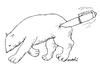 Cartoon: arrow fountain pen (small) by Medi Belortaja tagged arrow,fountain,pen,bear,vladimir,putin,press