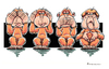 Cartoon: Aussitzen (small) by Riemann tagged angela,merkel,aussitzen,deutsche,politik,drei,affen,nichts,sehen,hören,sagen,raute,cartoon,george,riemann