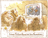 Cartoon: Feuersteins (small) by Riemann tagged history,cave,men,medieval,times,prehistoric,tv,science,fiction,steinzeit,mittelalter,geschichte,fernsehen