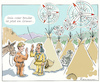 Cartoon: Grünhaut (small) by Riemann tagged winnetou,old,shatterhand,karl,may,western,indianer,die,grünen,umwelt,klima,windräder,erneuerbare,energie,cartoon,george,riemann