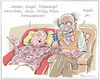 Cartoon: Notizblock (small) by Riemann tagged tattoos,mode,psychiater,trend,spießer,gesellschaft,kritzelheft,engel,herzchen,anker,totenkopf,kitsch,symbole,notizen,cartoon,george,riemann