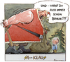 Cartoon: SA Klaus (small) by Riemann tagged santa klaus claus weihnachten christmas nazi skinhead braun neonazi bescherung