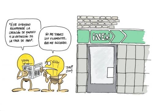 Cartoon: Paro (medium) by jobi_ tagged paro,inem,spain,unemployment