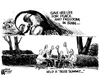 Cartoon: Nobel Worthy? (small) by halltoons tagged nobel,obama,neda,iran,peace,prize
