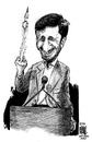 Cartoon: The Nuclear Finger (small) by halltoons tagged iran,nukes,nuclear,proliferation,un,world,ahmadinejad