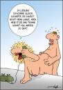 Cartoon: Ich komme gleich. (small) by luftzone tagged frau,mann,erotik,sex,cartoon,termin,fremdgehen,liebe,love