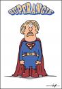 Cartoon: Superangie (small) by luftzone tagged superangie bundeskanzlerin angela merkel superman