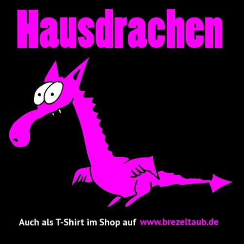 Cartoon: Hausdrachen (medium) by brezeltaub tagged pink,draco,drago,brezeltaub,hausdrachen,drachen,drache