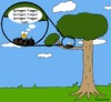 Cartoon: Erstflug (small) by brezeltaub tagged erstflug,erster,flug,flugangst,sprung,fallschirmsprung,glaube,an,die,eigenen,fähigkeiten,brezeltaub,küken,bruchpilot