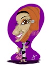 Cartoon: Freeha (small) by Andyp57 tagged caricature,ipad