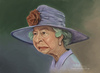 Cartoon: Queen Elizabeth II caricature (small) by jit tagged queen,elizabeth,ii,caricature