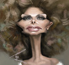 Cartoon: Sophia Loren (small) by besikdug tagged actor,actress,besikdug,cartoon,georgia,italian,loren,movies,oscar,sofia,sophia
