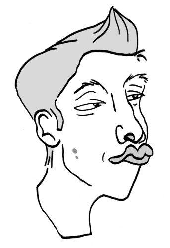 Cartoon: Oliver Pocher (medium) by Eliasbeth Hauck tagged oliver,pocher,karikatur