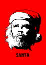 Cartoon: Santa-Che (small) by Alex Skibelsky tagged santa,claus,new,year,christmas,che,guevara,holiday,winter
