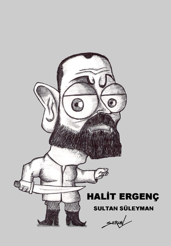 Cartoon: HALIT ERGENC (medium) by serkan surek tagged surekcartoons