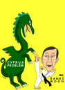 Cartoon: CYPRUS PROBLEM (small) by serkan surek tagged surekcartoons