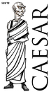 Cartoon: Caesar (small) by Xavi dibuixant tagged caesar,julius,gaius,julio,cesar,drawing,ancient,rome,roma,history,historia
