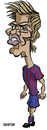 Cartoon: FC Barcelona 2010 Pique (small) by Xavi dibuixant tagged pique,caricature,caricatura,fcb,barcelona,football,futbol