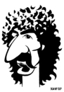 Cartoon: Frank Zappa (small) by Xavi Caricatura tagged frank zappa rock music