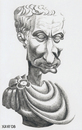 Cartoon: Julius Caesar (small) by Xavi dibuixant tagged julius,caesar,roma,empire,history,cesar,republica