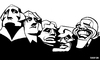 Cartoon: Mount Obama (small) by Xavi dibuixant tagged barack obama mount rushmore cartoon george washington theodore roosevelt thomas jefferson abraham lincoln politics usa president