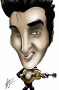 Cartoon: Elvis Presley (small) by cesar mascarenhas tagged elvis presley caricature