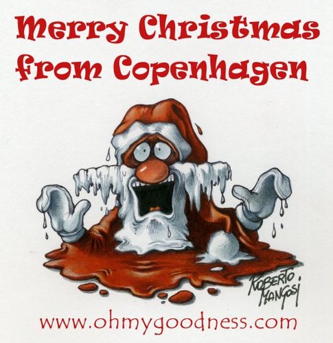 Cartoon: Christmas global warming (medium) by Roberto Mangosi tagged christmas