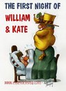 Cartoon: The first night of William Kate (small) by Roberto Mangosi tagged royal,wedding,kate,william,marriage,charles,queen,buckingham,palace,windsor,mountbatten,middleton,westminster,abbey,camilla