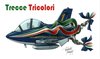 Cartoon: Trecce Tricolori (small) by Roberto Mangosi tagged airplanes,acrobatic,team