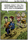 Cartoon: Hiking Cartoon - Cold in Florida (small) by RobSmithJr tagged hike,hiking,florida,cold,trail
