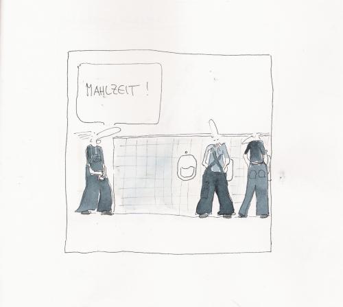 Cartoon: mahlzeit (medium) by kika tagged xyz