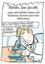 Cartoon: 30. August (small) by chronicartoons tagged mikroskop,cartoon