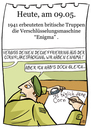 Cartoon: 9. Mai (small) by chronicartoons tagged enigma,weltkrieg,marine,armee,soldat,cartoon
