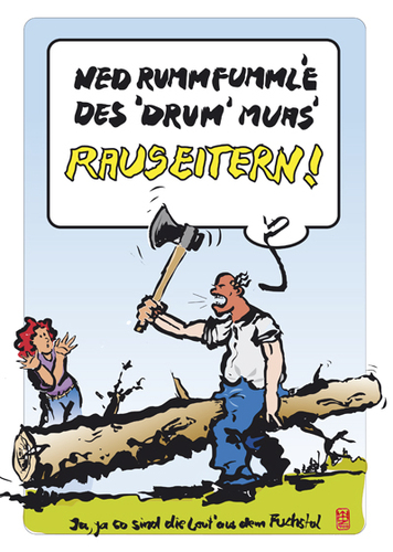Cartoon: ned rummfummeln! (medium) by zenundsenf tagged zenf,rauseitern,toni,sporer,fuchstal,walter,zenundsenf,zensenf,andi