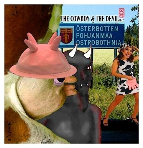Cartoon: THE COWBOY and THE DEVIL (medium) by zenundsenf tagged hezz,cowboy,devil,zenf,zensenf,zenundsenf,andi,walter,the