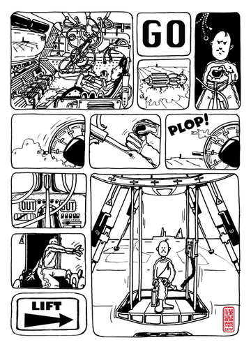 Cartoon: weltraumfahrer 1 (medium) by zenundsenf tagged weltraumfahrer,weltall,raumfahrt,zenf,zensenf,zenundsenf
